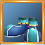 Blue Hanbok Shoes