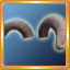 Gray Ram Horns