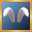 White & Pink Bunny Ears