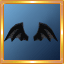 Black Demon Wing Band