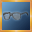 Black Gem Slotted Glasses
