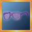 D.Purple Gem Slotted Glasses