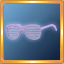 Purple Gem Slotted Glasses