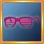 Hot Pink Slotted Glasses