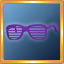 Dark Purple Slotted Glasses