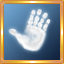 White Handprint