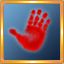 Red Handprint
