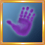 Purple Handprint