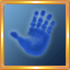 Blue Handprint