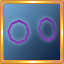 Dark Purple Hoop Earrings