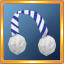 Blue Stripe Earmuffs