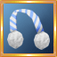 Light Blue Stripe Earmuffs