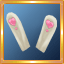 White/Pink Heart Ears