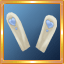 White/Light Blue Heart Ears