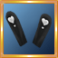 Black/White Heart Ears