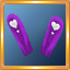 Pink/White Heart Ears
