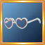 White Heart Glasses