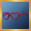 Hot Pink Heart Glasses