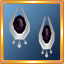 Silver Onyx Earrings