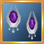 Silver Amethyst Earrings