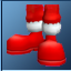 Red Santa Boots