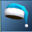 Blue Santa Hat