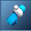 Blue Santa Gloves