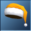 Gold Santa Hat
