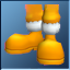 Gold Santa Boots