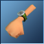 Green Swim/Snorkel Gloves