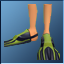 Green Swim/Snorkel Shoes