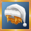 Silver Santa Hat
