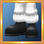 Silver Santa Shoes