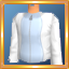 White Bunny Pajama Top