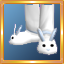 White Bunny Pajama Slippers