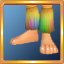 Polynesian Rainbow Anklets