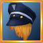 Navy Blue Military Cap