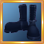 Navy Blue Military Shoes