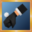 Black Bunny Pajama Mittens