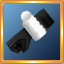 Black Santa Gloves