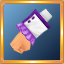 Dark Purple Angel Gloves