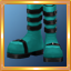 Turquoise Devil Shoes