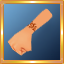 Orange Polynesian Gloves