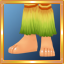 Orange Polynesian Shoes