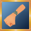 Turquoise Polynesian Gloves