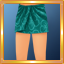 Turquoise Polynesian Bottoms