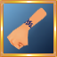 Blue Polynesian Gloves