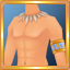 Light Blue Polynesian Top