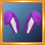 D.Purple Bunny Ears