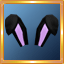 Black/Purple Bunny Ears